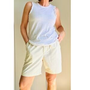 Nike SB Dri-FIT Seersucker Shorts Men’s Medium Cream Outdoor Summer Loungewear